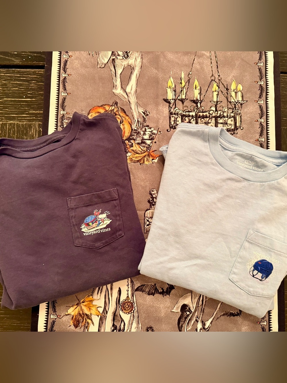 Bundle of Vineyard Vines Long Sleeved Tshirts, Youth size 8–10 (small)